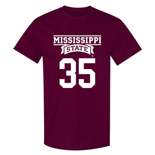 Mississippi State - NCAA Baseball : Ben Davis - Classic Shersey T-Shirt-0