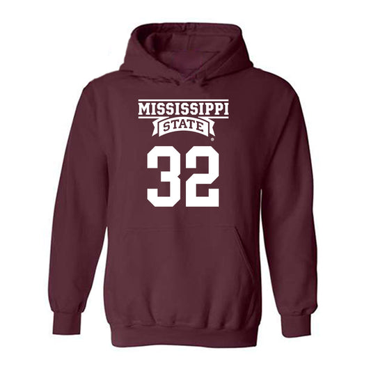 Mississippi State - NCAA Baseball : Peyton Fowler - Classic Shersey Hooded Sweatshirt-0