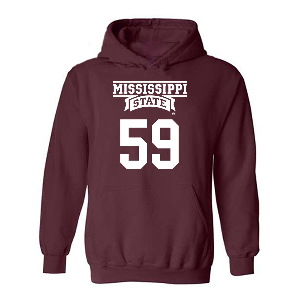 Mississippi State - NCAA Football : Tyler Miller - Classic Shersey Hooded Sweatshirt-0