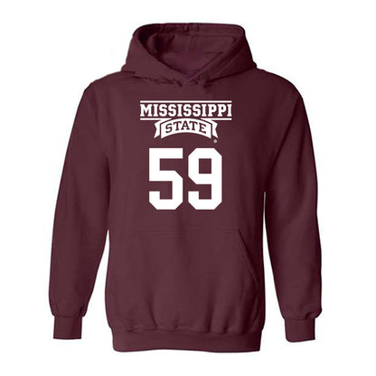 Mississippi State - NCAA Football : Tyler Miller - Classic Shersey Hooded Sweatshirt-0