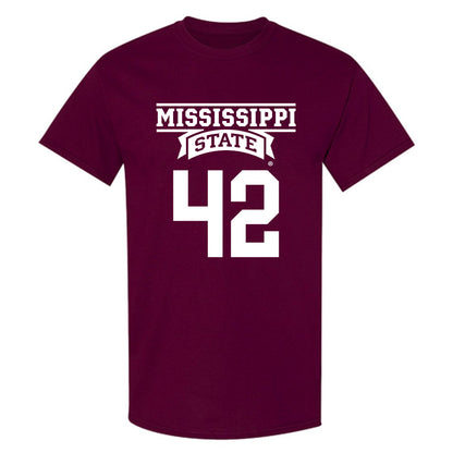 Mississippi State - NCAA Baseball : Jack Gleason - Classic Shersey T-Shirt-0