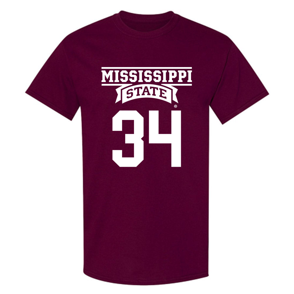 Mississippi State - NCAA Football : Vic Sutton - Classic Shersey T-Shirt-0