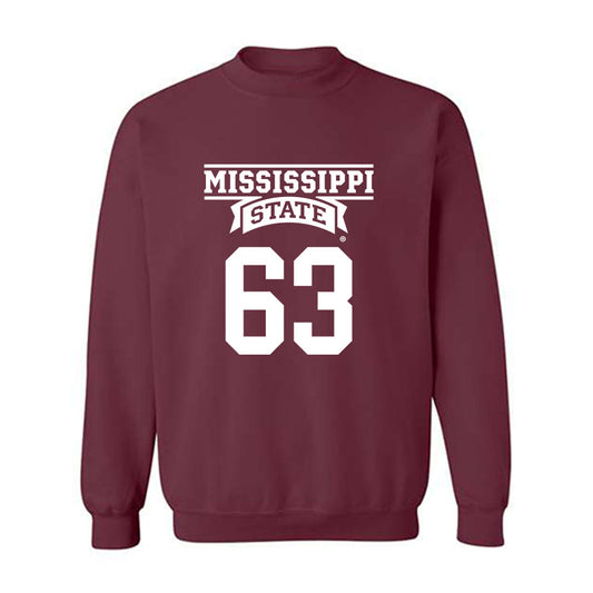 Mississippi State - NCAA Football : Mario Nash Jr. - Classic Shersey Crewneck Sweatshirt-0