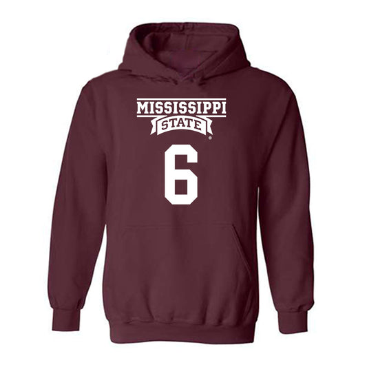 Mississippi State - NCAA Football : Kolin Wilson - Classic Shersey Hooded Sweatshirt-0