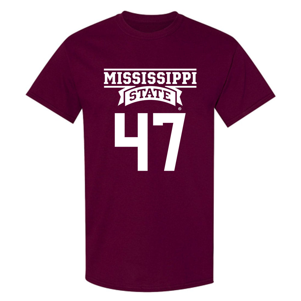 Mississippi State - NCAA Baseball : JT Schnoor - Classic Shersey T-Shirt-0