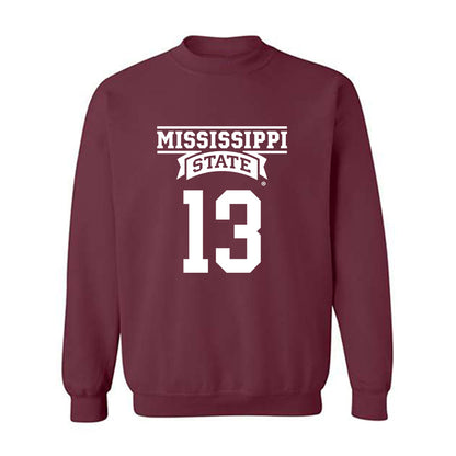 Mississippi State - NCAA Football : Sanfrisco Magee - Classic Shersey Crewneck Sweatshirt-0