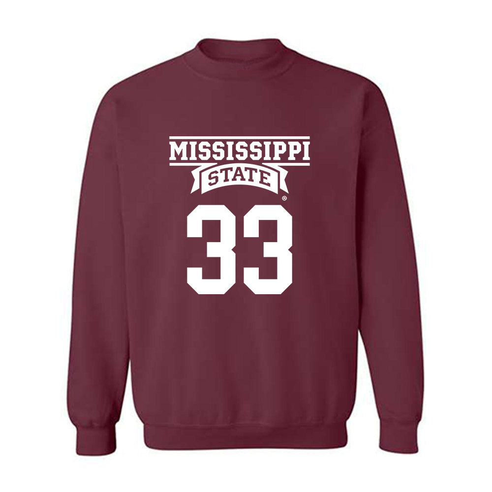Mississippi State - NCAA Football : Douglas Adams III - Classic Shersey Crewneck Sweatshirt-0