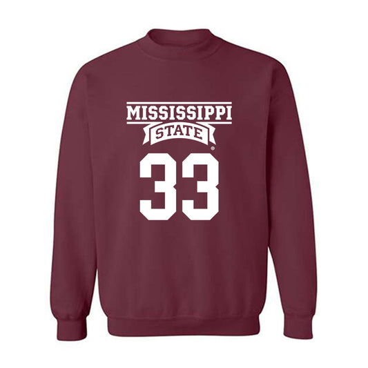 Mississippi State - NCAA Football : Douglas Adams III - Classic Shersey Crewneck Sweatshirt-0