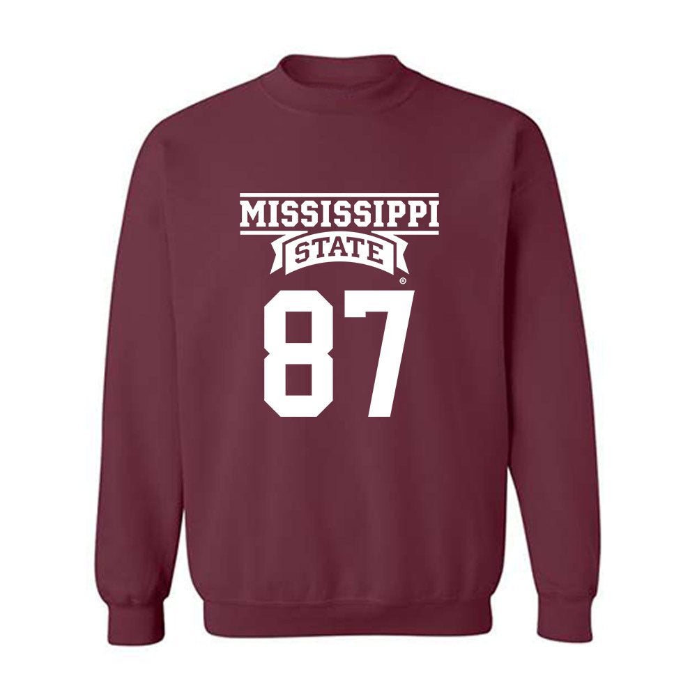 Mississippi State - NCAA Football : Sam West - Classic Shersey Crewneck Sweatshirt-0