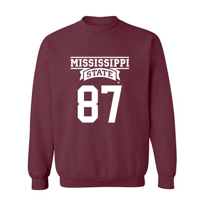 Mississippi State - NCAA Football : Sam West - Classic Shersey Crewneck Sweatshirt-0