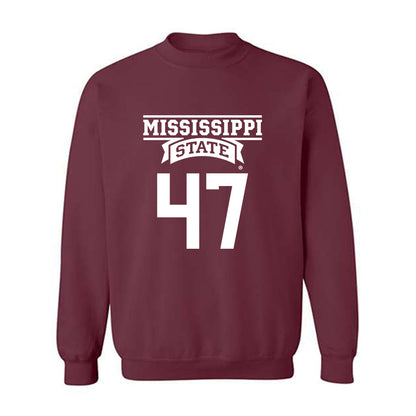 Mississippi State - NCAA Baseball : JT Schnoor - Classic Shersey Crewneck Sweatshirt-0