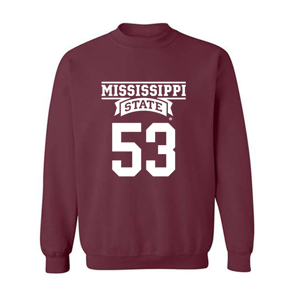Mississippi State - NCAA Football : Dylan Steen - Classic Shersey Crewneck Sweatshirt-0