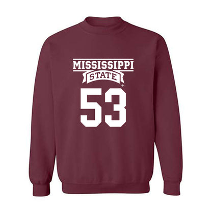 Mississippi State - NCAA Football : Dylan Steen - Classic Shersey Crewneck Sweatshirt-0