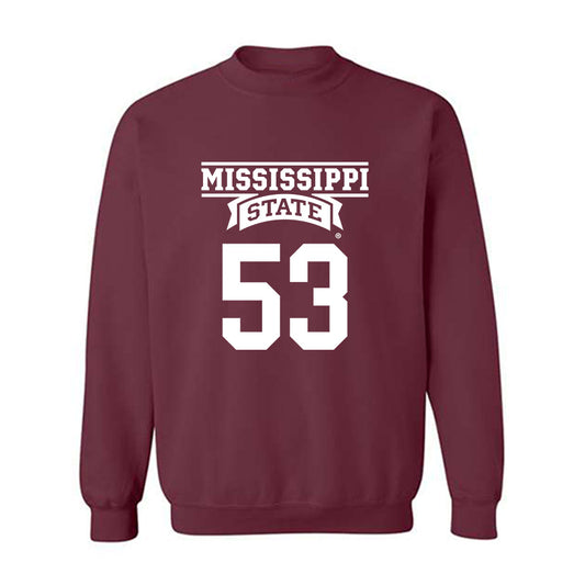 Mississippi State - NCAA Football : Dylan Steen - Classic Shersey Crewneck Sweatshirt-0