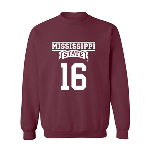 Mississippi State - NCAA Football : Jayden Cration - Classic Shersey Crewneck Sweatshirt-0