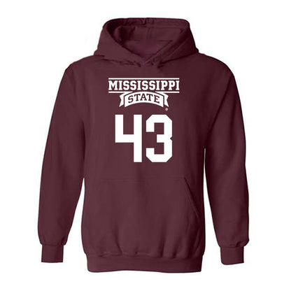 Mississippi State - NCAA Football : Will Whitson - Classic Shersey Hooded Sweatshirt-0