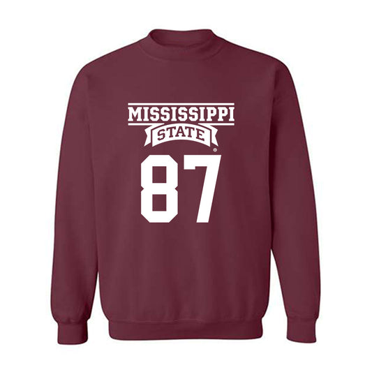 Mississippi State - NCAA Football : Sam West - Classic Shersey Crewneck Sweatshirt-0