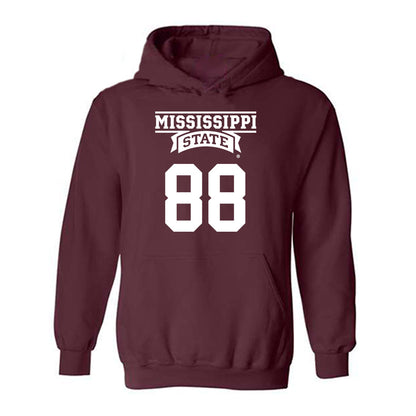 Mississippi State - NCAA Football : Ethan Pulliam - Classic Shersey Hooded Sweatshirt-0