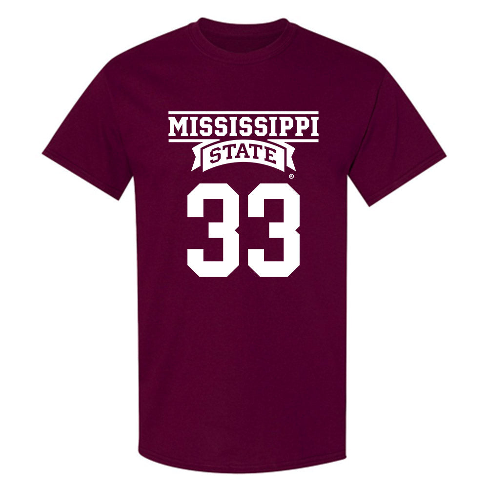 Mississippi State - NCAA Football : Douglas Adams III - Classic Shersey T-Shirt-0