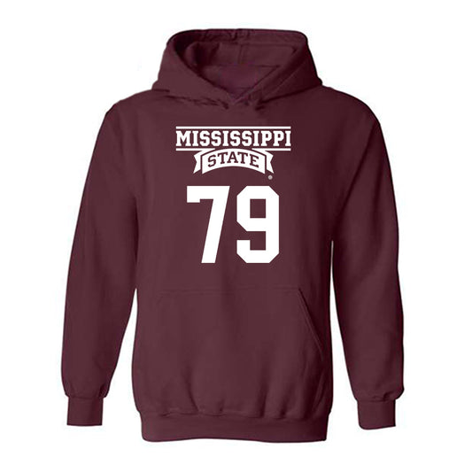 Mississippi State - NCAA Football : Dalton Toothman - Classic Shersey Hooded Sweatshirt-0