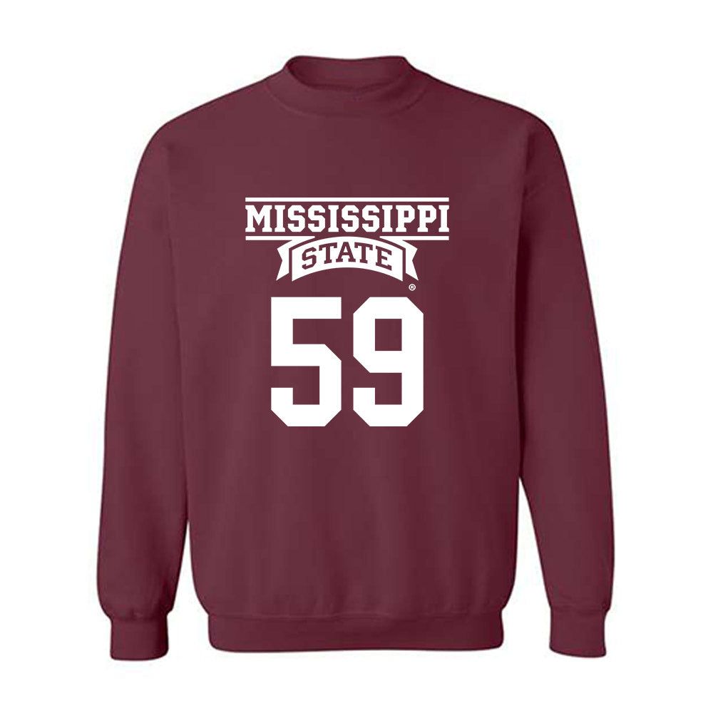 Mississippi State - NCAA Football : Tyler Miller - Classic Shersey Crewneck Sweatshirt-0