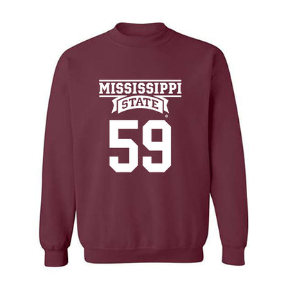 Mississippi State - NCAA Football : Tyler Miller - Classic Shersey Crewneck Sweatshirt-0