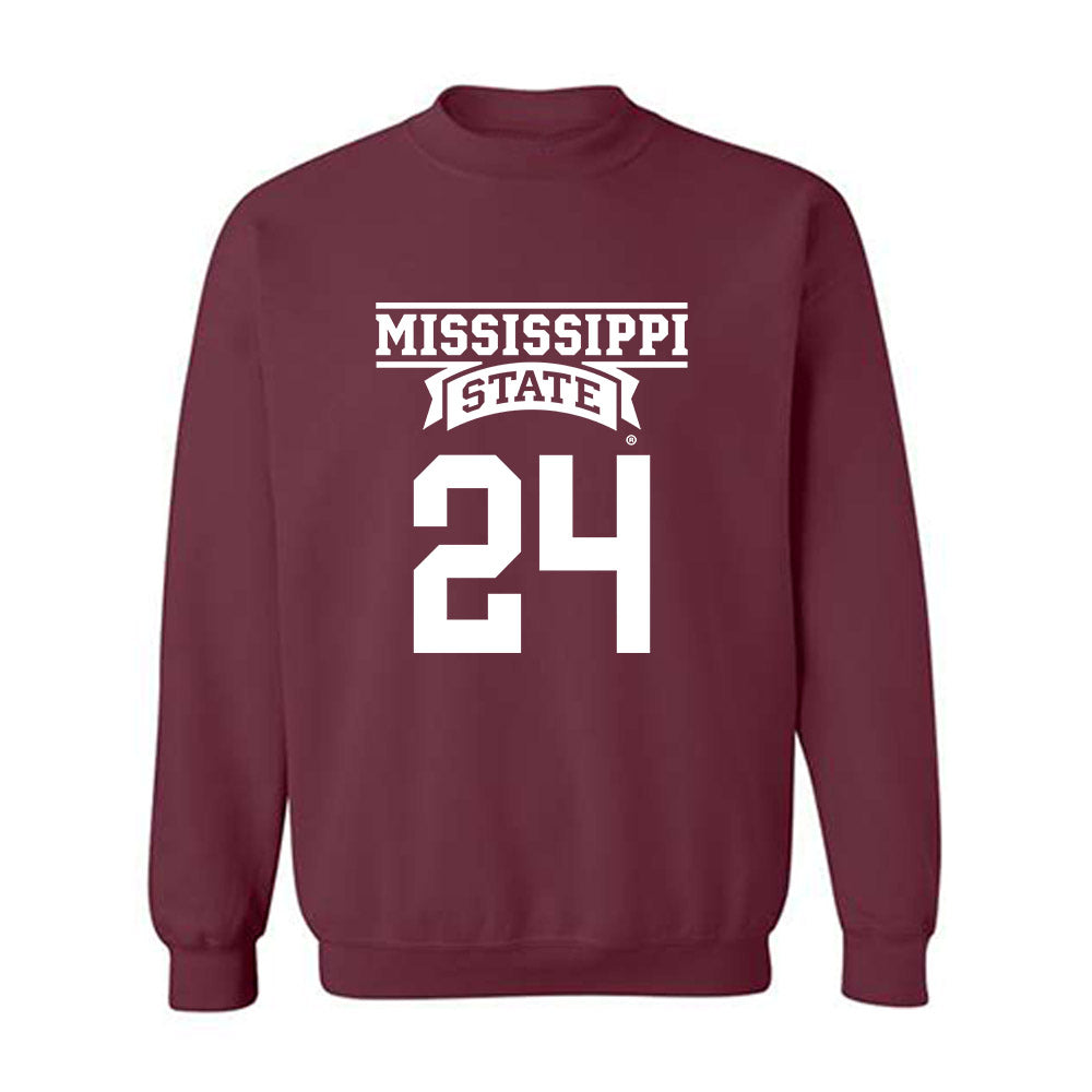 Mississippi State - NCAA Baseball : Jack Bauer - Classic Shersey Crewneck Sweatshirt-0