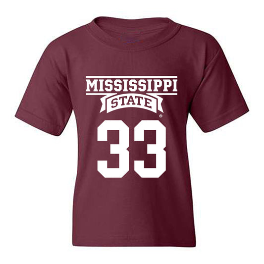 Mississippi State - NCAA Football : Douglas Adams III - Classic Shersey Youth T-Shirt-0