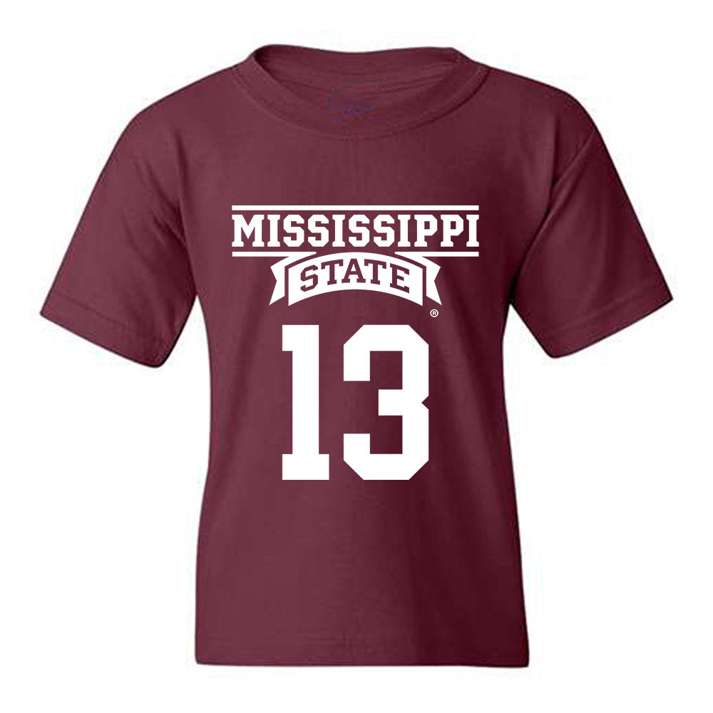 Mississippi State - NCAA Baseball : William Kirk - Classic Shersey Youth T-Shirt-0