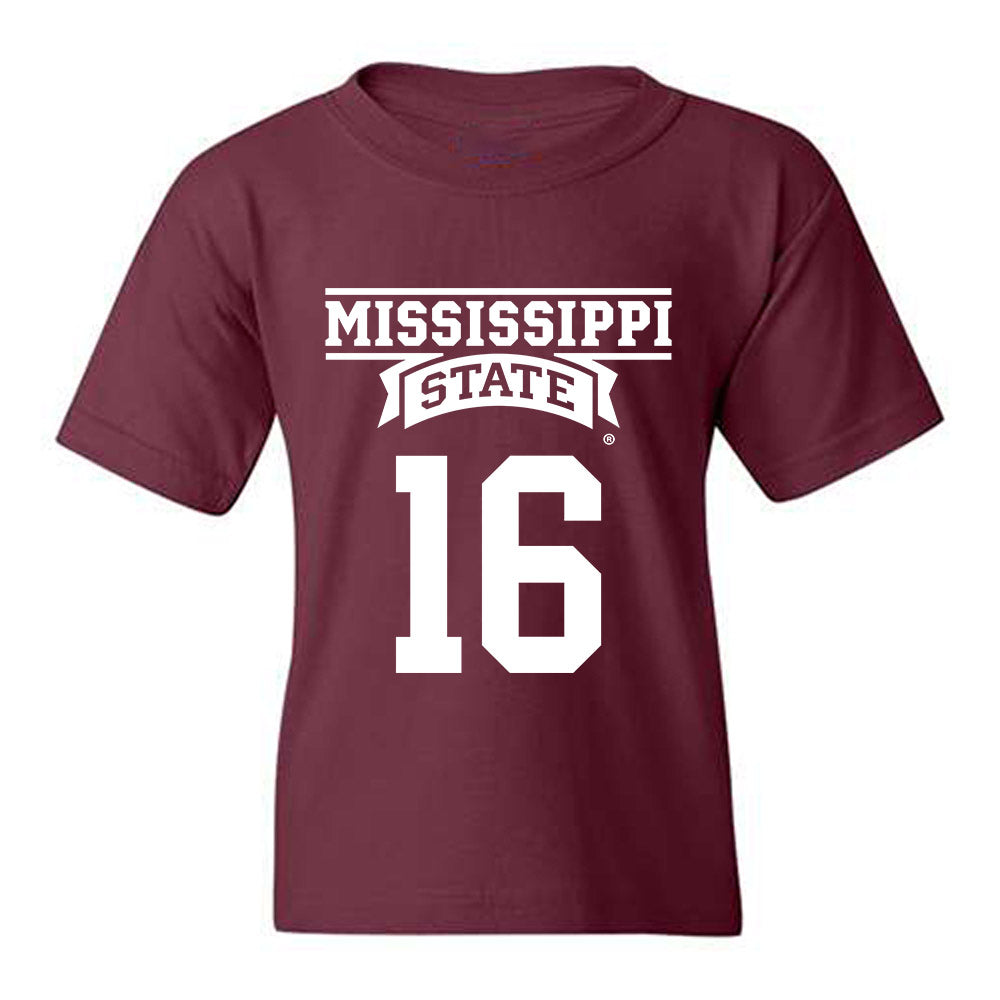 Mississippi State - NCAA Football : Derion Gullette - Classic Shersey Youth T-Shirt-0