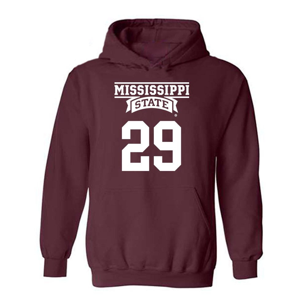 Mississippi State - NCAA Baseball : Maddox Webb - Classic Shersey Hooded Sweatshirt-0