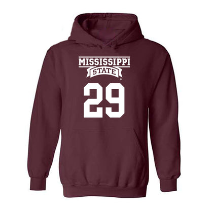 Mississippi State - NCAA Baseball : Maddox Webb - Classic Shersey Hooded Sweatshirt-0