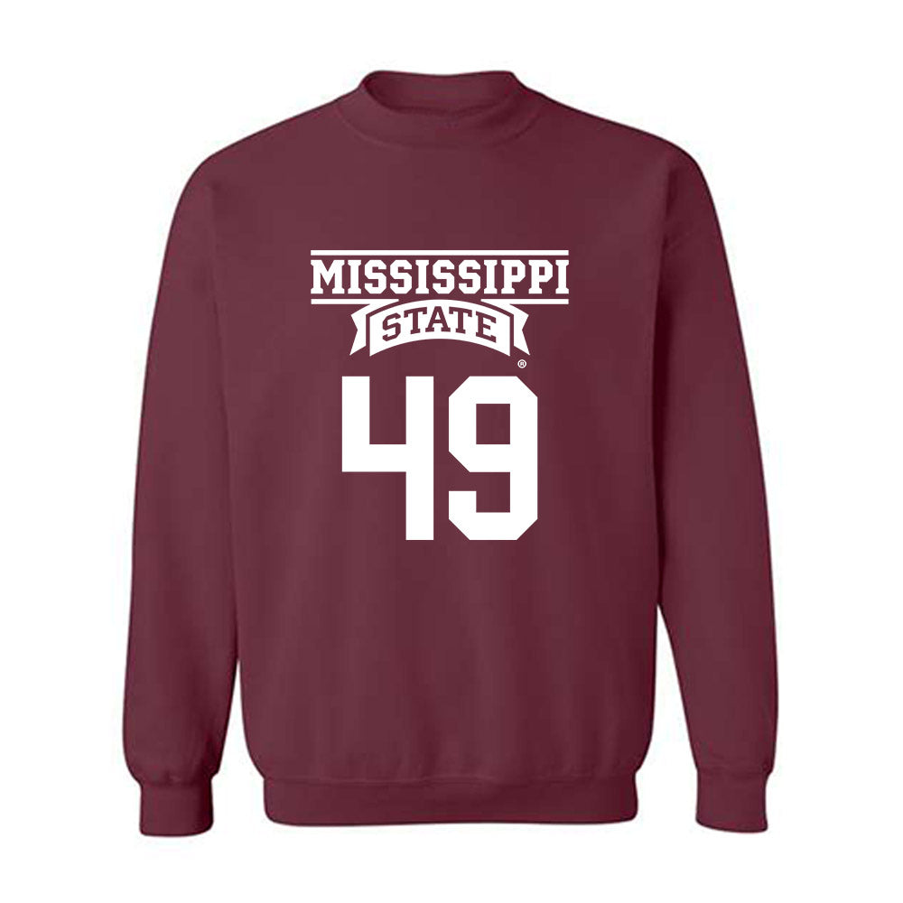 Mississippi State - NCAA Baseball : Gatlin Sanders - Classic Shersey Crewneck Sweatshirt-0