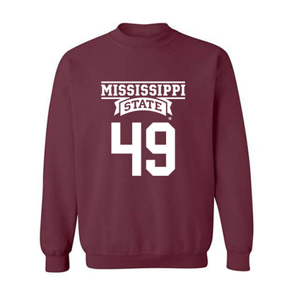 Mississippi State - NCAA Baseball : Gatlin Sanders - Classic Shersey Crewneck Sweatshirt-0