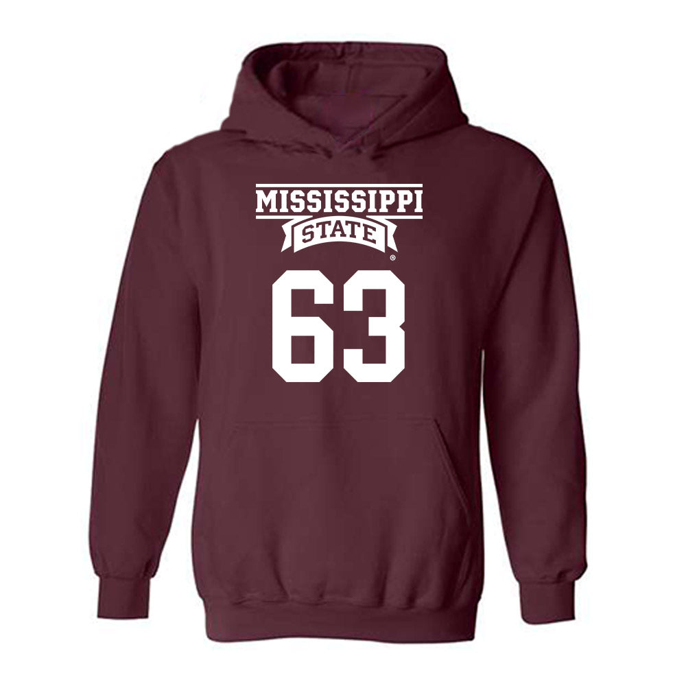 Mississippi State - NCAA Football : Mario Nash Jr. - Classic Shersey Hooded Sweatshirt-0
