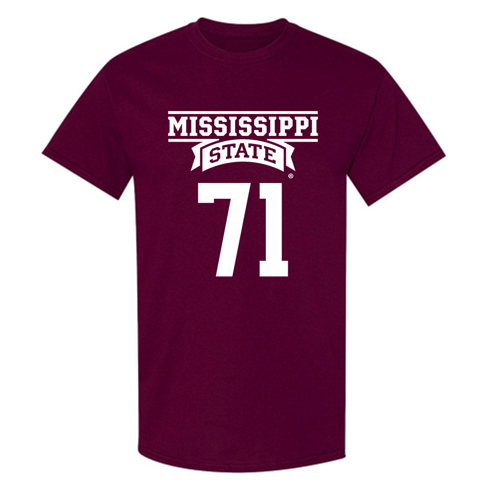 Mississippi State - NCAA Football : Saquon Miles - Classic Shersey T-Shirt-0