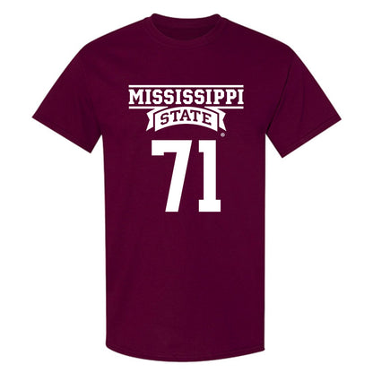 Mississippi State - NCAA Football : Saquon Miles - Classic Shersey T-Shirt-0