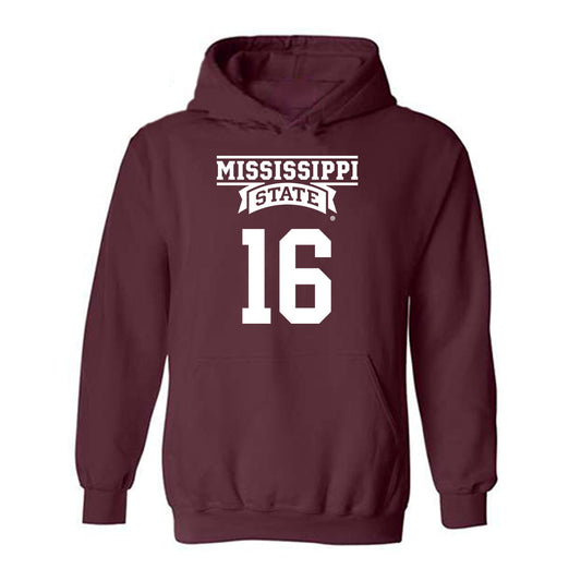 Mississippi State - NCAA Football : Jayden Cration - Classic Shersey Hooded Sweatshirt-0