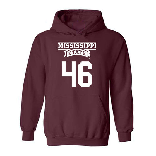 Mississippi State - NCAA Football : Kyle Rushing - Classic Shersey Hooded Sweatshirt-0