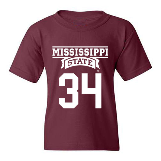 Mississippi State - NCAA Men's Basketball : Gai Atem - Classic Shersey Youth T-Shirt-0