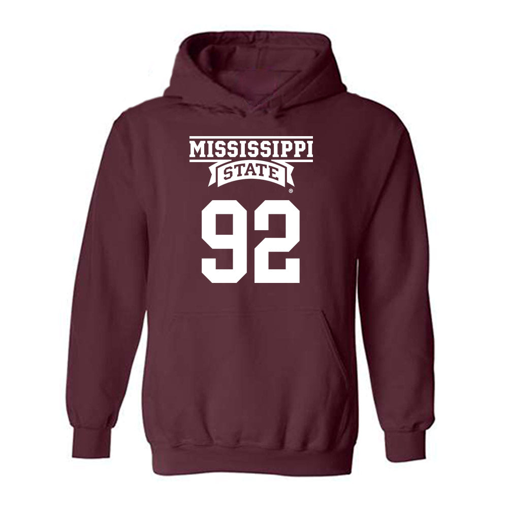 Mississippi State - NCAA Football : Jaray Bledsoe - Classic Shersey Hooded Sweatshirt-0