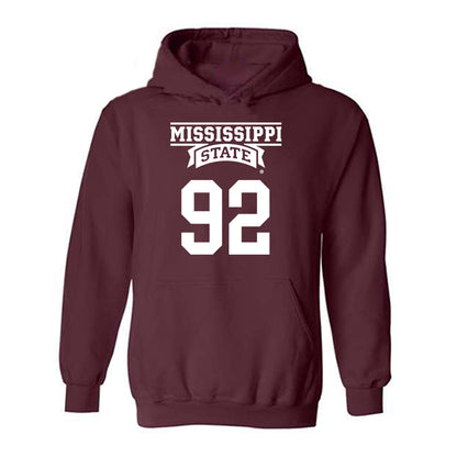 Mississippi State - NCAA Football : Jaray Bledsoe - Classic Shersey Hooded Sweatshirt-0