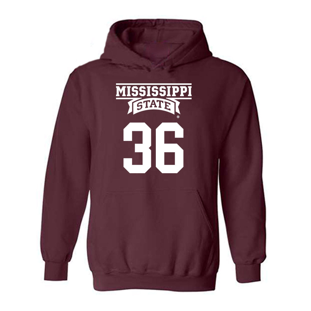 Mississippi State - NCAA Baseball : Tyler Pitzer - Classic Shersey Hooded Sweatshirt-0