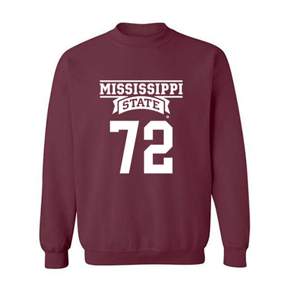 Mississippi State - NCAA Football : Canon Boone - Classic Shersey Crewneck Sweatshirt-0