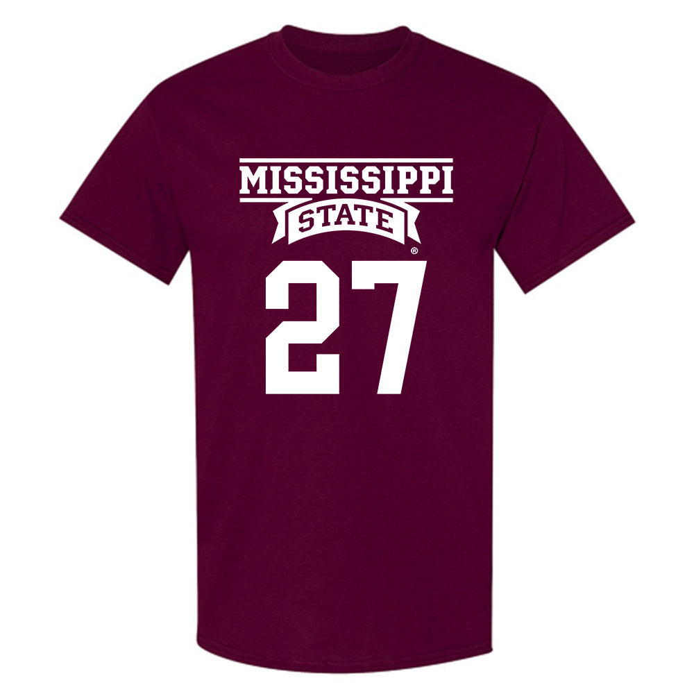 Mississippi State - NCAA Baseball : Peter Mershon - Classic Shersey T-Shirt-0