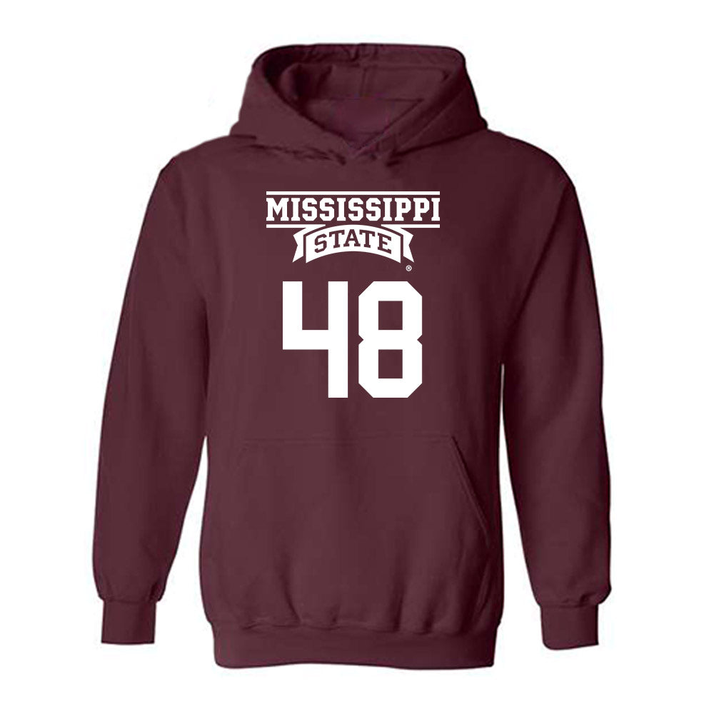 Mississippi State - NCAA Football : Hayden Chambers - Classic Shersey Hooded Sweatshirt-0