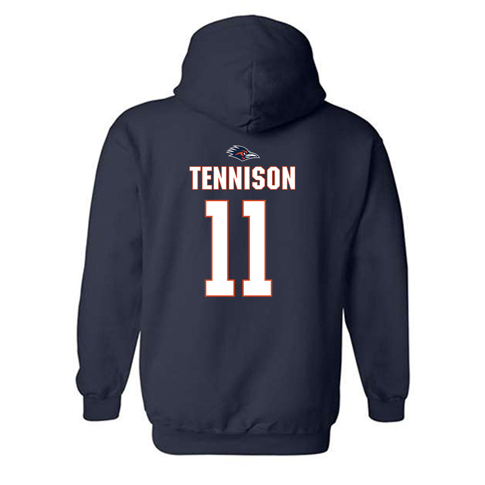 UTSA - NCAA Football : Brandon Tennison - Classic Shersey Hooded Sweatshirt-1