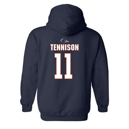 UTSA - NCAA Football : Brandon Tennison - Classic Shersey Hooded Sweatshirt-1