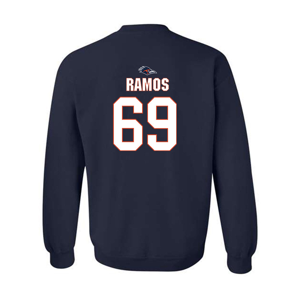 UTSA - NCAA Football : Eucebio Ramos - Classic Shersey Crewneck Sweatshirt-1