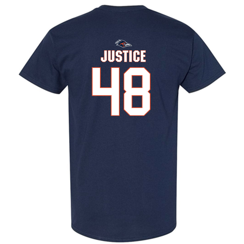 UTSA - NCAA Football : King Justice - Classic Shersey T-Shirt-1